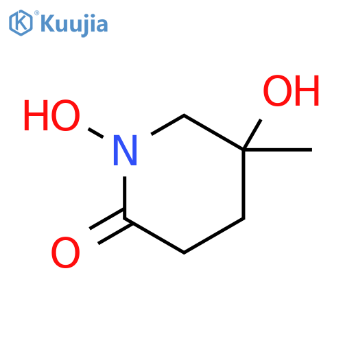 1,5-dihydroxy-5-methyl-2-Piperidinone structure
