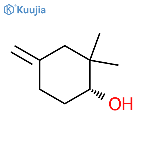 Cyclohexanol, 2,2-dimethyl-4-methylene-, (R)- structure
