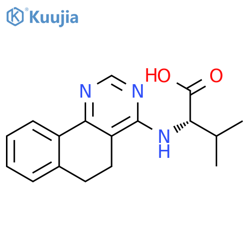 Valine, N-(5,6-dihydrobenzo[h]quinazolin-4-yl)- structure