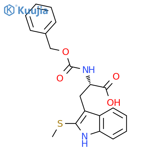 L-Tryptophan, 2-(methylthio)-N-[(phenylmethoxy)carbonyl]- structure