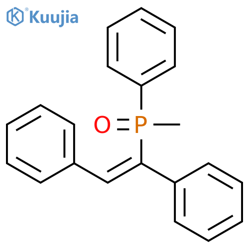 Phosphine oxide, [(1E)-1,2-diphenylethenyl]methylphenyl- structure