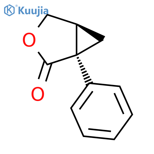 rac 1-Phenyl-2-oxo-3-oxabicyclo3.1.0hexane structure