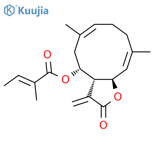 8β-Tigloyloxycostunolide structure