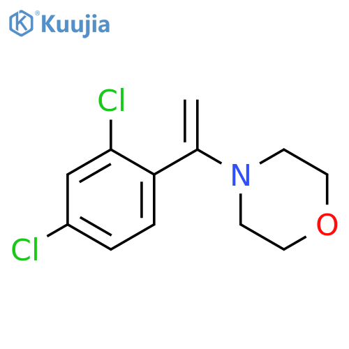 Morpholine, 4-[1-(2,4-dichlorophenyl)ethenyl]- structure