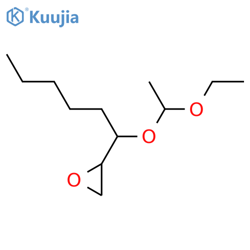 Oxirane, [1-(1-ethoxyethoxy)hexyl]- structure