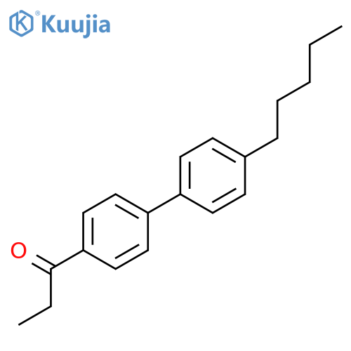 1-Propanone, 1-(4'-pentyl[1,1'-biphenyl]-4-yl)- structure