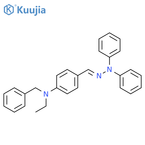 4-(N-Ethyl-N-benzyl)aminobenzoaldehyde-1,1-diphenylhydrazone structure