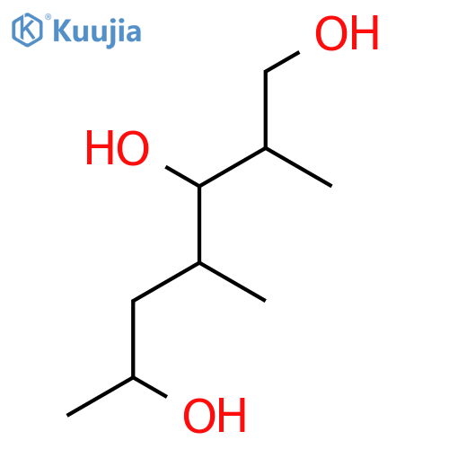 1,3,6-Heptanetriol, 2,4-dimethyl- structure