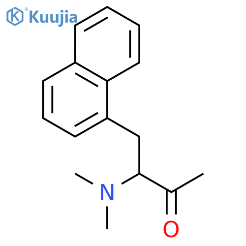 2-Butanone, 3-(dimethylamino)-4-(1-naphthalenyl)- structure
