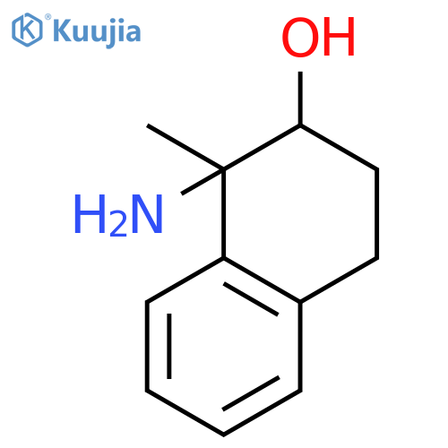 1-amino-1-methyl-1,2,3,4-tetrahydronaphthalen-2-ol structure