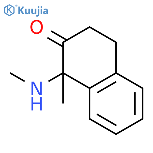 2(1H)-Naphthalenone, 3,4-dihydro-1-methyl-1-(methylamino)- structure