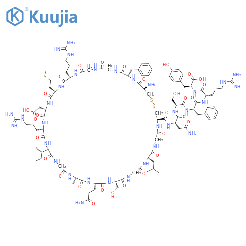 L-Tyrosine, L-cysteinyl-L-phenylalanylglycylglycyl-L-arginyl-L-methionyl-L-α-aspartyl-L-arginyl-L-isoleucylglycyl-L-alanyl-L-glutaminyl-L-serylglycyl-L-leucylglycyl-L-cysteinyl-L-asparaginyl-L-seryl-L-phenylalanyl-L-arginyl-, cyclic (1→17)-disulfide structure