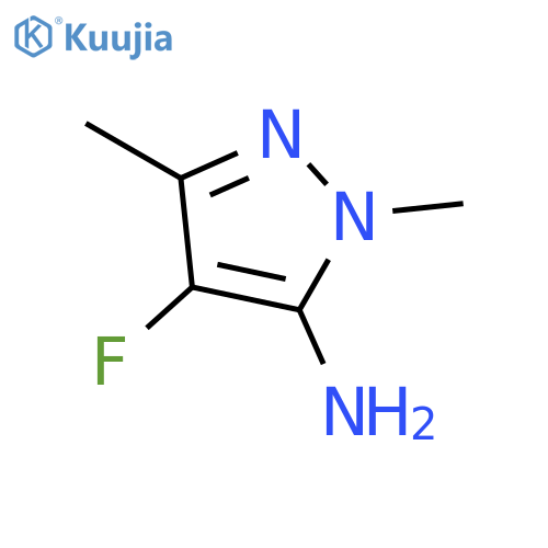 4-fluoro-1,3-dimethyl-1H-pyrazol-5-amine structure