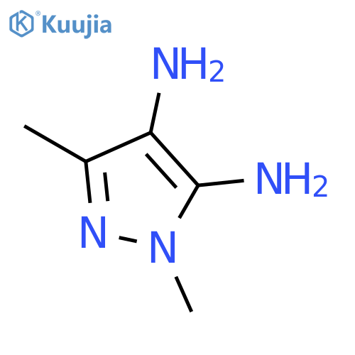 1H-Pyrazole-4,5-diamine, 1,3-dimethyl- structure