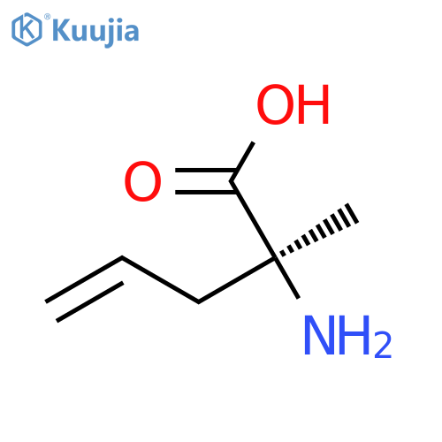 (2S)-2-amino-2-methyl-pent-4-enoic acid structure