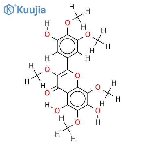 3,4',5',6,8-Penta-Me ether-3,3',4',5,5',6,7,8-Octahydroxyflavone structure
