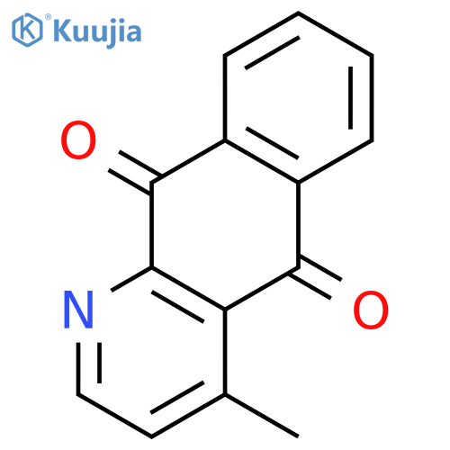 4-methylbenzo[g]quinoline-5,10-dione structure