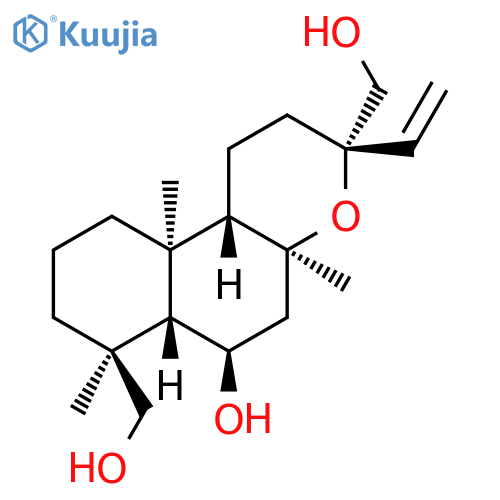 1H-Naphtho[2,1-b]pyran-3,7-dimethanol, 3-ethenyldodecahydro-6-hydroxy-4a,7,10a-trimethyl-, (3S,4aS,6R,6aS,7S,10aR,10bS)- structure