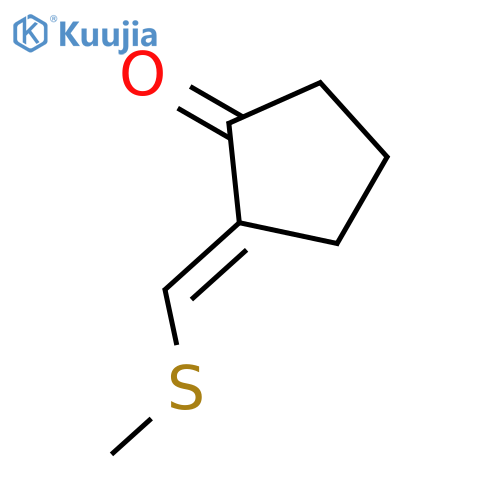 Cyclopentanone, 2-[(methylthio)methylene]- structure