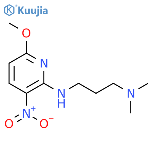 1,3-Propanediamine, N'-(6-methoxy-3-nitro-2-pyridinyl)-N,N-dimethyl- structure