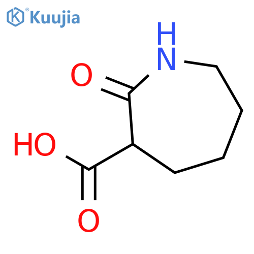 1H-Azepine-3-carboxylic acid, hexahydro-2-oxo- structure