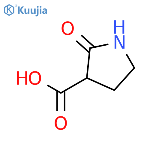 2-Oxopyrrolidine-3-carboxylic acid structure