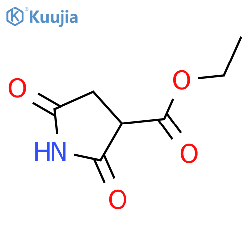 ethyl 2,5-dioxopyrrolidine-3-carboxylate structure