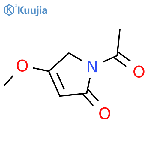 2H-Pyrrol-2-one,1-acetyl-1,5-dihydro-4-methoxy- structure