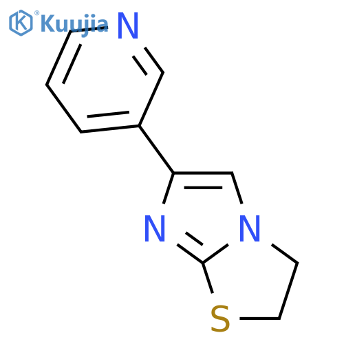 2,3-DIHYDRO-6-(PYRIDIN-3-YL)IMIDAZO[2,1-B]THIAZOLE structure