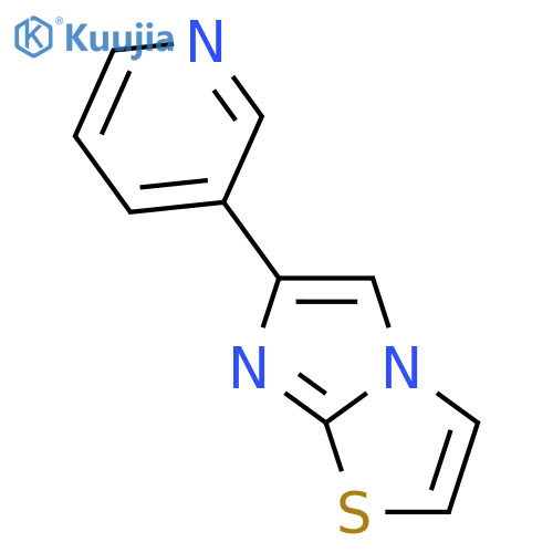 3-{imidazo2,1-b1,3thiazol-6-yl}pyridine structure