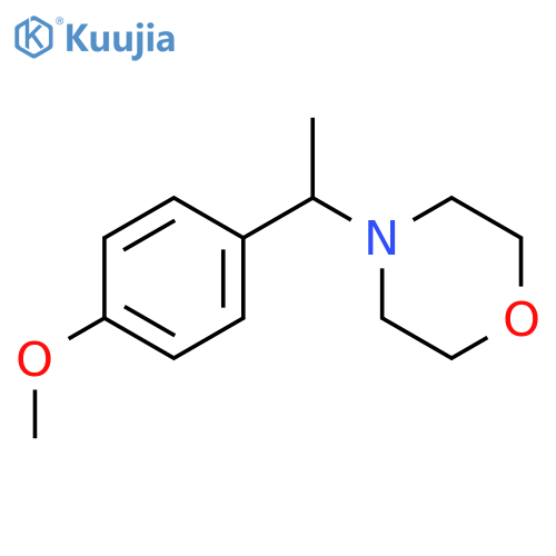 Morpholine, 4-[1-(4-methoxyphenyl)ethyl]- structure