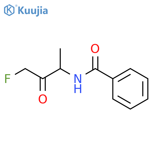Benzamide, N-(3-fluoro-1-methyl-2-oxopropyl)- structure