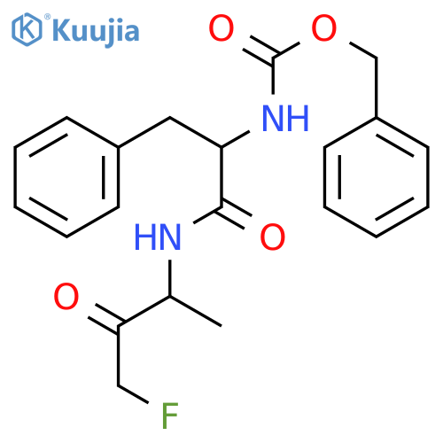 Nalpha-[(benzyloxy)carbonyl]-N-(4-fluoro-3-oxobutan-2-yl)phenylalaninamide structure