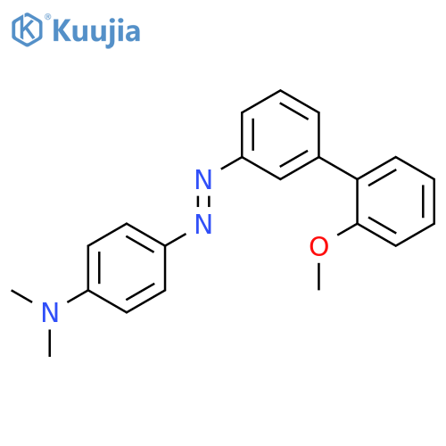 Benzenamine, 4-[(2'-methoxy[1,1'-biphenyl]-3-yl)azo]-N,N-dimethyl- structure