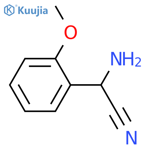 2-Amino-2-(2-methoxyphenyl)acetonitrile structure