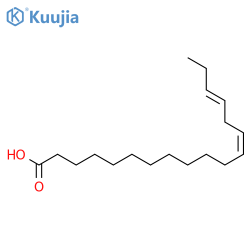 12,15-Octadecadienoic acid, (Z,E)- structure