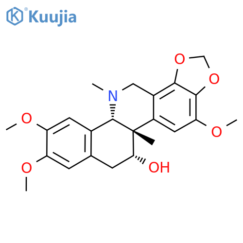 (1S,13S,21R)-4,16,17-Trimethoxy-1,12-dimethyl-6,8-dioxa-12-azapentacyclo[11.8.0.02,10.05,9.014,19]henicosa-2,4,9,14,16,18-hexaen-21-ol structure