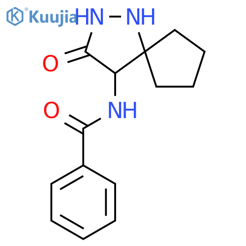 Benzamide, N-(3-oxo-1,2-diazaspiro[4.4]non-4-yl)- structure