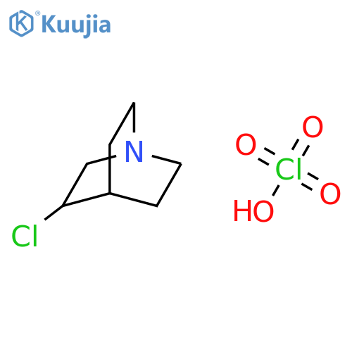 1-Azabicyclo[2.2.2]octane, 3-chloro-, perchlorate structure