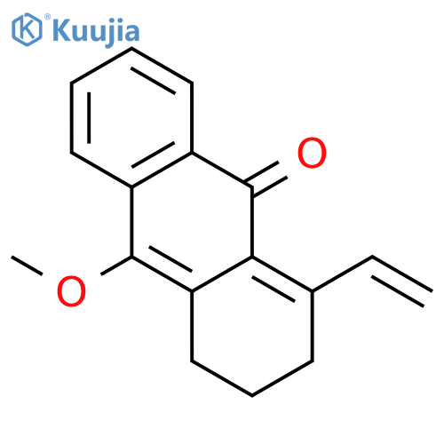 9(2H)-Anthracenone, 1-ethenyl-3,4-dihydro-10-methoxy- structure