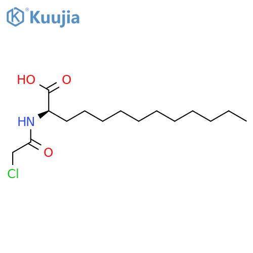 Tridecanoic acid, 2-[(chloroacetyl)amino]-, (R)- structure