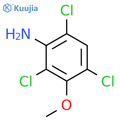 Benzenamine, 2,4,6-trichloro-3-methoxy- structure