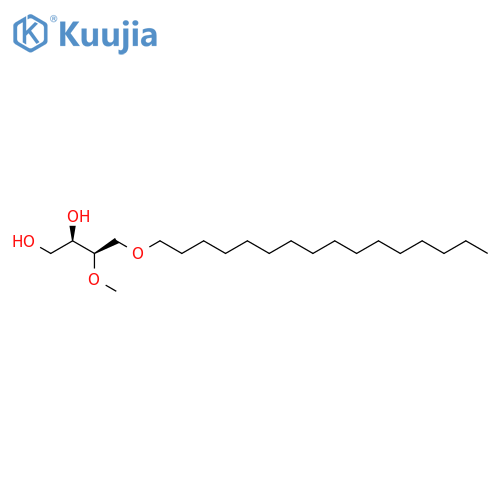 1,2-Butanediol, 4-(hexadecyloxy)-3-methoxy-, [R-(R*,R*)]- (9CI) structure