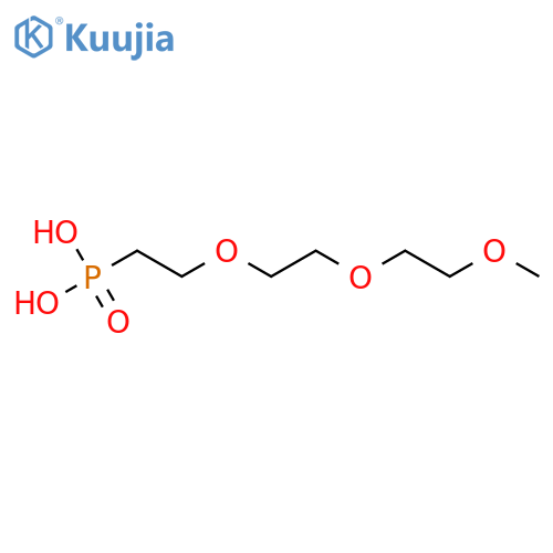 2-[2-(2-Methoxyethoxy)ethoxy]ethylphosphonic acid structure