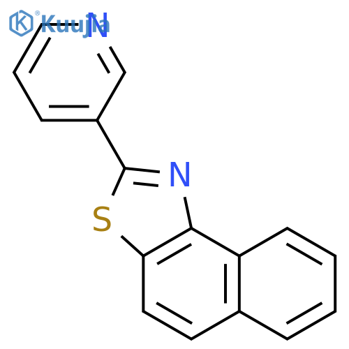 Naphtho[1,2-d]thiazole, 2-(3-pyridinyl)- structure