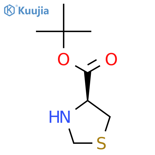 tert-butyl (4S)-1,3-thiazolidine-4-carboxylate structure