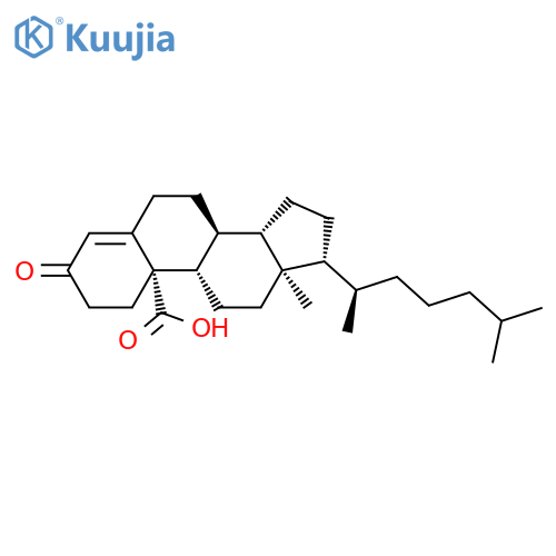 Cholest-4-en-19-oic acid, 3-oxo- structure