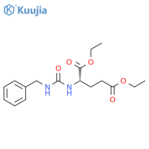 1-benzyl-3-(1,3-dicarbethoxypropyl) urea structure