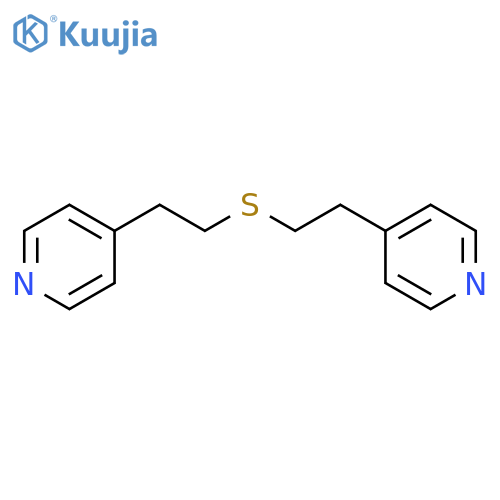 Di-2-(4-pyridyl)ethylsulfide structure