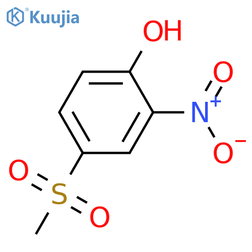 4-(Methylsulfonyl)-2-nitrophenol structure